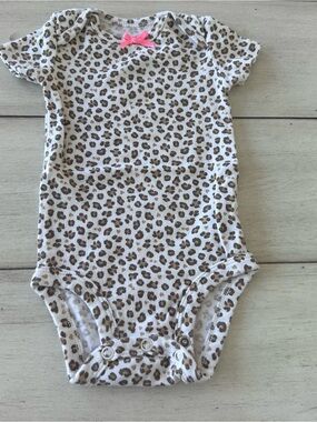 Carter’s Child Of Mine Girls’ Wildcat One-Piece - Size: 0 To 3 Months